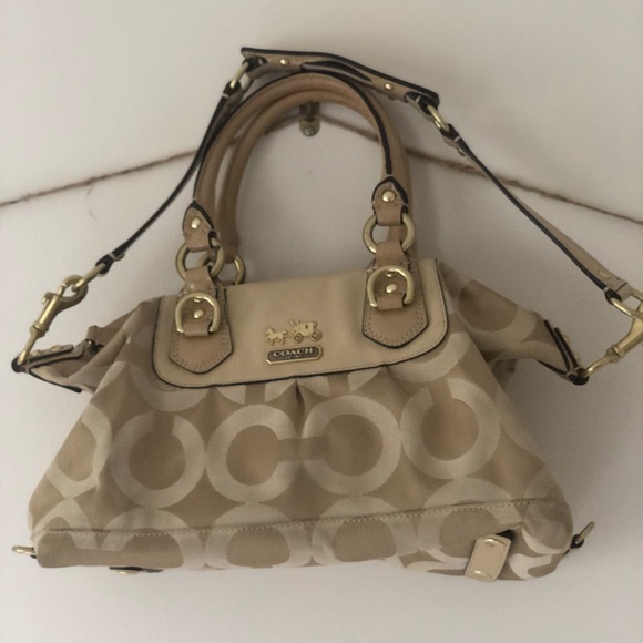 COACH Beige Bag with Shoulder Strap - Picture 2 of 10